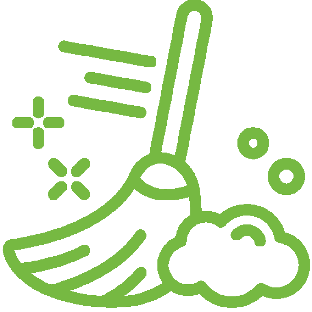 Estado después del trabajo: espacio limpio y reformado